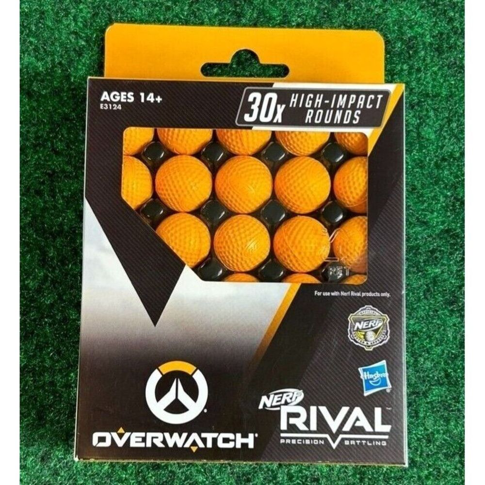 Nerf Rival Overwatch Balls 30x High Impact Rounds Refill Pack 30 Pack‎